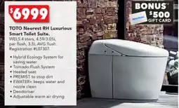 TOTO Neorest RH Luxurious Smart Toilet Suite