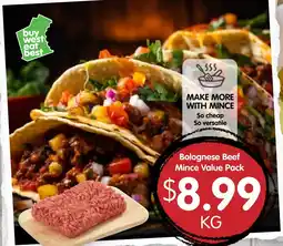Spudshed Bolognese Beef Mince Value Pack offer
