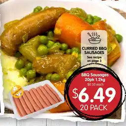 Spudshed BBQ Sausages 20pk offer