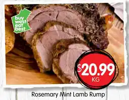 Spudshed Rosemary Mint Lamb Rump offer