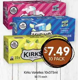 Spudshed Kirks Varieties offer