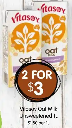 Spudshed Vitasoy Oat Milk Unsweetened offer