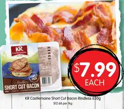 Spudshed KR Castlemaine Short Cut Bacon Rindless offer