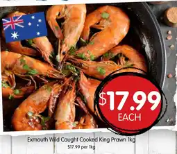 Spudshed Exmouth Wild Caught Cooked King Prawn offer