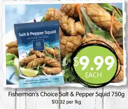 Spudshed Fisherman's Choice Salt & Pepper Squid offer