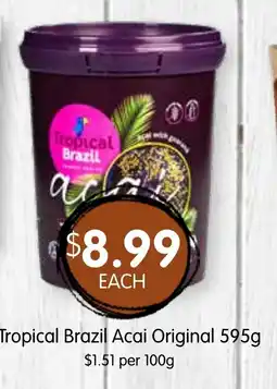 Spudshed Tropical Brazil Acai Original offer