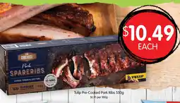 Spudshed Tulip Pre-Cooked Pork Ribs offer
