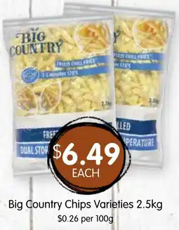 Spudshed Big Country Chips Varieties offer