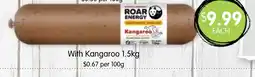 Spudshed ROAR ENERGY With Kangaroo offer