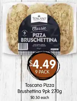 Spudshed Toscano Pizza Brushettina 9pk offer