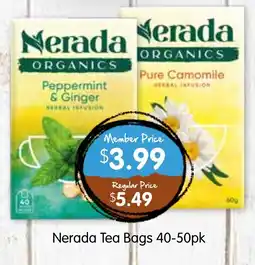 Spudshed Nerada Tea Bags 40-50pk offer