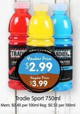 Spudshed Tradie Sport offer
