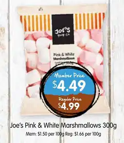Spudshed Joe's Pink & White Marshmallows offer