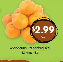 Spudshed Mandarins Prepacked offer