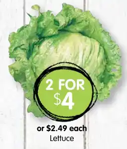 Spudshed Lettuce offer