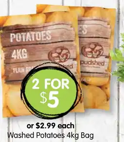 Spudshed Washed Potatoes offer