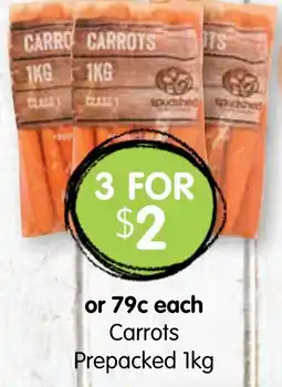 Spudshed Carrots Prepacked offer