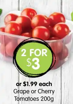 Spudshed Grape or Cherry Tomatoes offer
