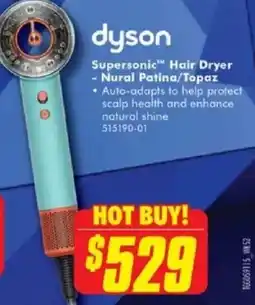 The Good Guys Supersonic™ Hair Dryer - Nural Patina/Topaz offer