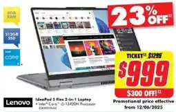 The Good Guys IdeaPad 5 Flex 2-in-1 Laptop offer