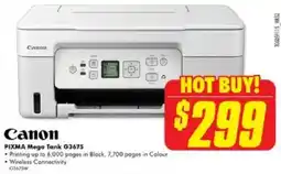 The Good Guys Canon PIXMA Mega Tank G3675 offer