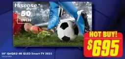 The Good Guys Hisense 50" Q6QAU 4K QLED Smart TV 2025 offer