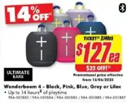 The Good Guys Wonderboom 4 offer