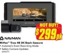 The Good Guys NAVMAN MiVue™ True 4K DC Dash Camera offer