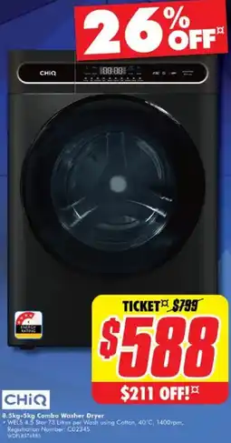 The Good Guys CHIQ Combo Washer Dryer offer