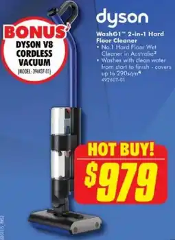 The Good Guys dyson WashG1™ 2-in-1 Hard Floor Cleaner offer