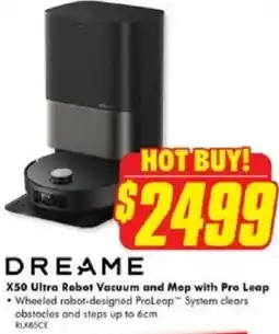 The Good Guys DREAME X50 Ultra Robot Vacuum and Mop with Pro Leap offer