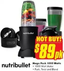 The Good Guys nutribullet Mega Pack 1000 Watts offer