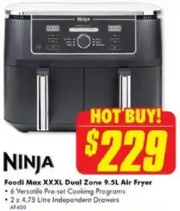 The Good Guys NINJA Foodi Max XXXL Dual Zone Air Fryer offer