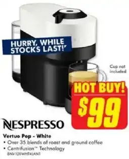 The Good Guys NESPRESSO Vertuo Pop offer