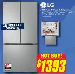 The Good Guys LG French Door Refrigerator offer