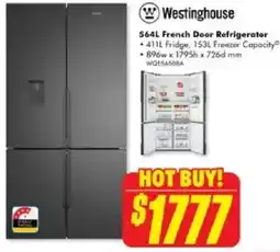 The Good Guys WWestinghouse French Door Refrigerator offer