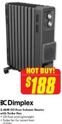 The Good Guys Dimplex 2.4kW Oil Free Column Heater offer