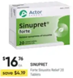 Actor Sinupret