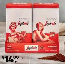 ALDI Segafredo Ground Coffee Tins offer