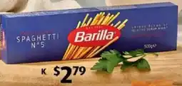 ALDI Barilla Spaghetti offer