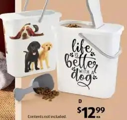 ALDI Pet Food Container offer