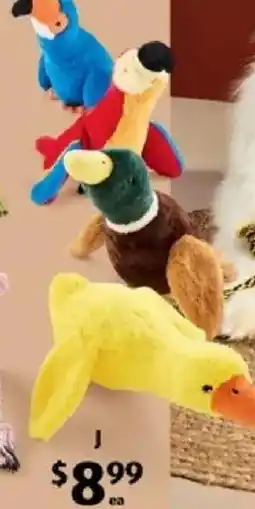 ALDI Long Rope Animal Dog Toys offer