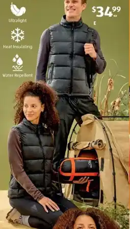 ALDI Adult's Down Vest offer
