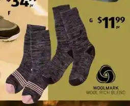 ALDI Adult's Hiking Socks offer