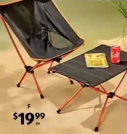 ALDI Ultralight Hiking Chair or Table offer