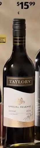 ALDI Taylors Shiraz 2023 offer
