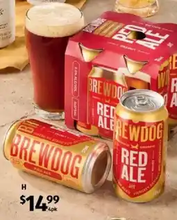 ALDI BrewDog Red Ale offer