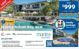 ALDI Mantra Nelson Bay, NSW offer