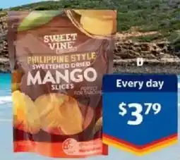 ALDI Sweet Vine Dried Mango Slices offer