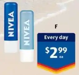 ALDI Nivea Lip Balm offer